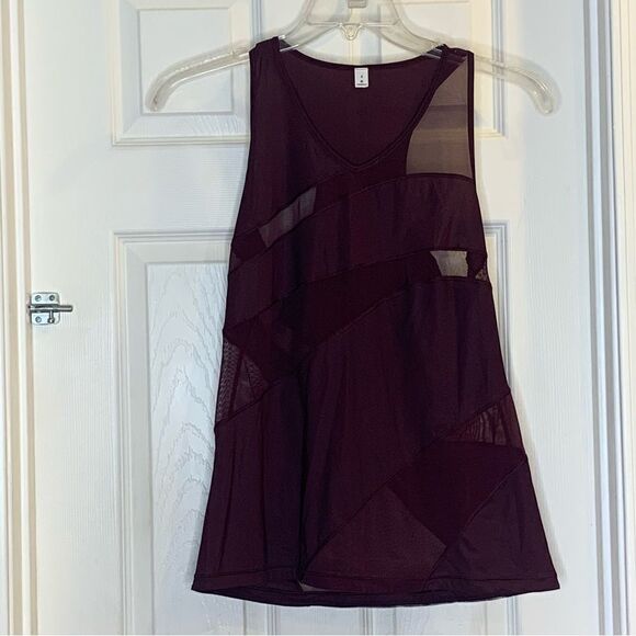 Lululemon Mesh In Motion Racerback Dark Adobe Size 8 - Picture 4 of 9